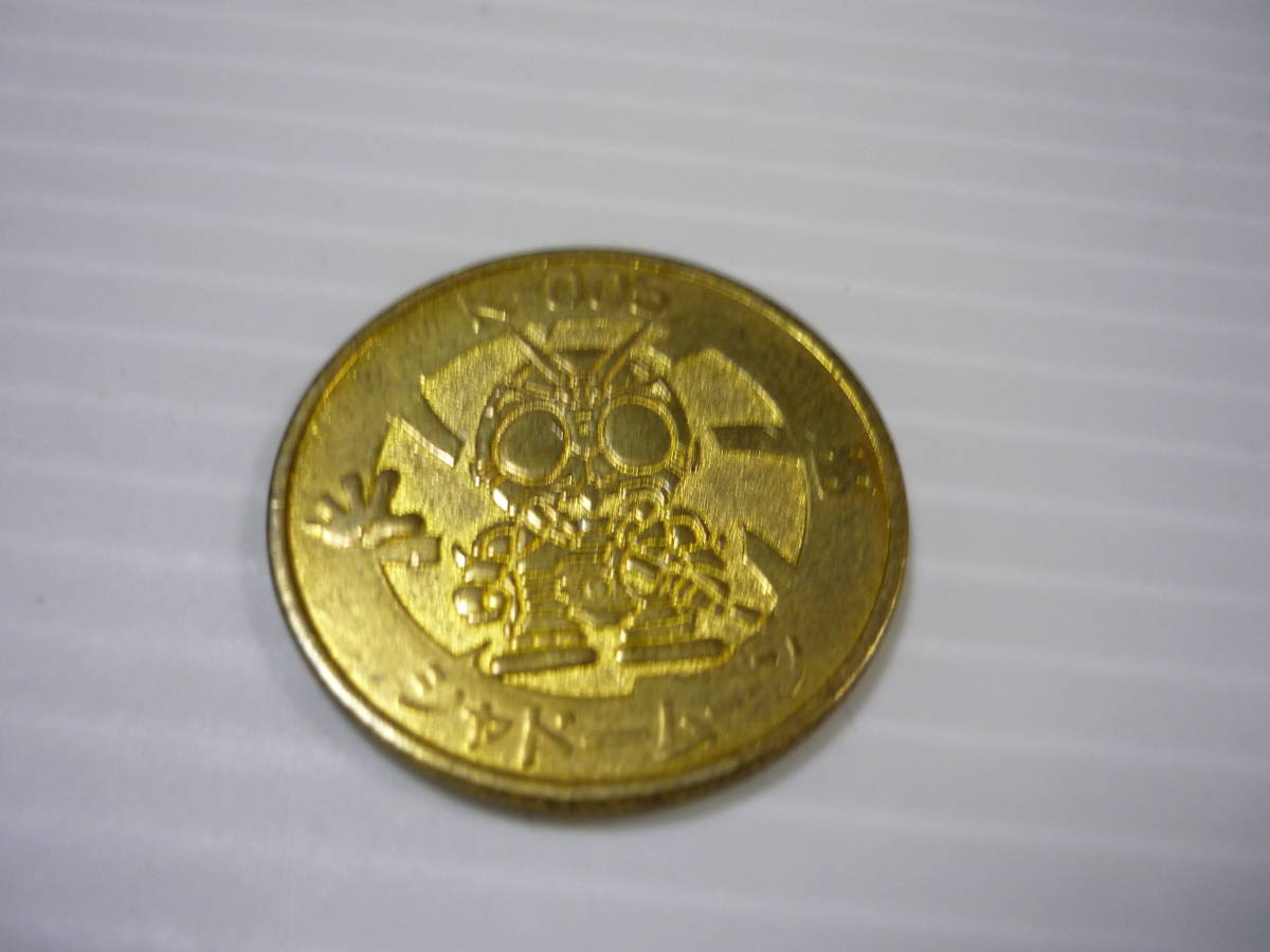 【送料無料】K-005 シャドームーン 仮面ライダー倶楽部 メダル / コイン バンプレスト 仮面ライダーBLACK拍卖