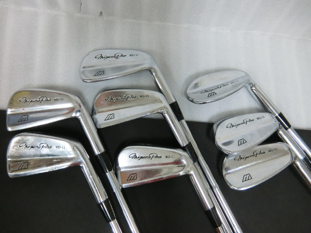 ★ミズノゴルフ 往年の名器 Mizuno Pro MS-11 プレッシジョン FM 5.5 番手4.5.6.7.8.9.P.S 8本セット 中古 ★拍卖
