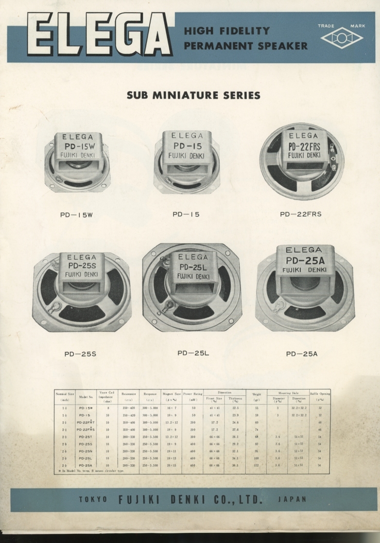 ELEGA 60年代頃の製品カタログ エレガ 管5546拍卖
