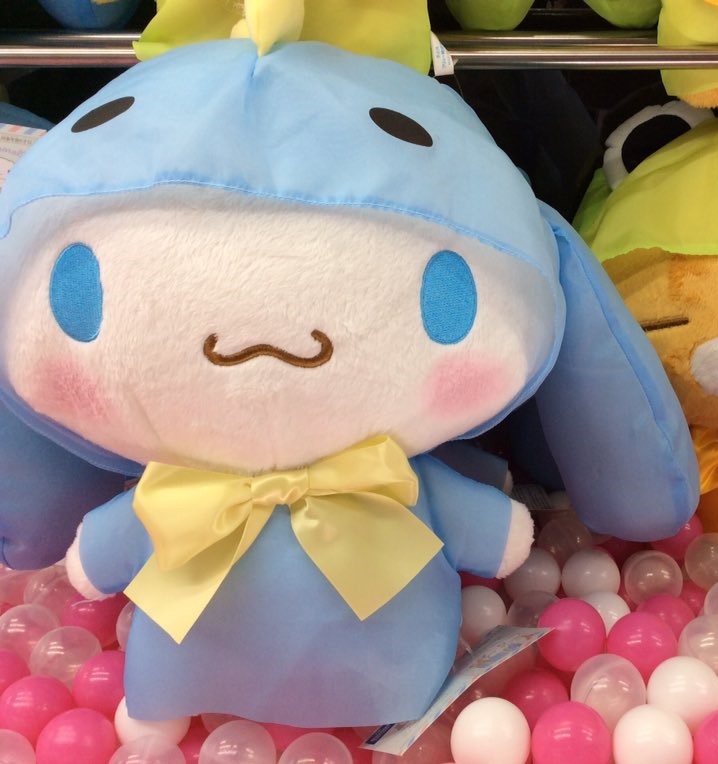 シナモロール レインコート BIG ぬいぐるみ サンリオ セガ限定品 ビッグ シナモン拍卖