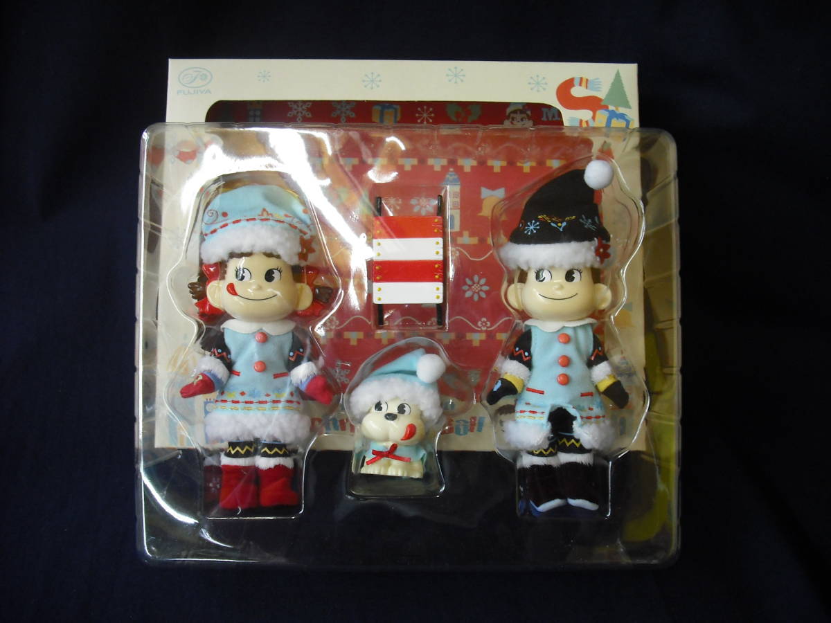 希少 レア 不二家ペコちゃん ペコ&ポコ クリスマスドール christmas Doll拍卖