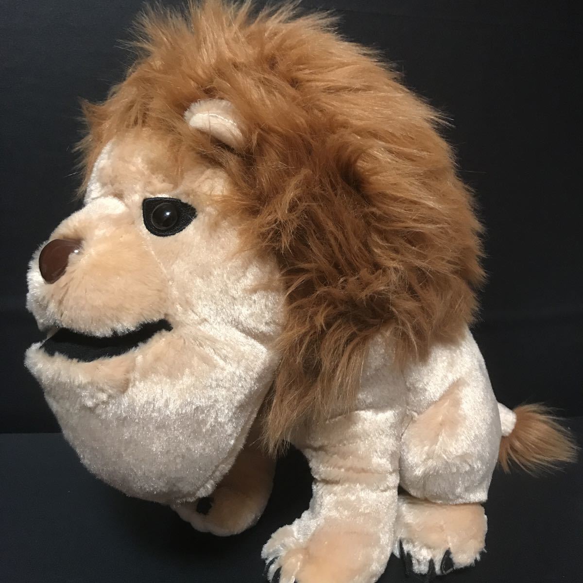 シャクレルプラネット ライオンリアルお座りBIG ぬいぐるみ シャクレルライオン グッズ BIG 大きめ 大きい ライオン パンダの穴拍卖