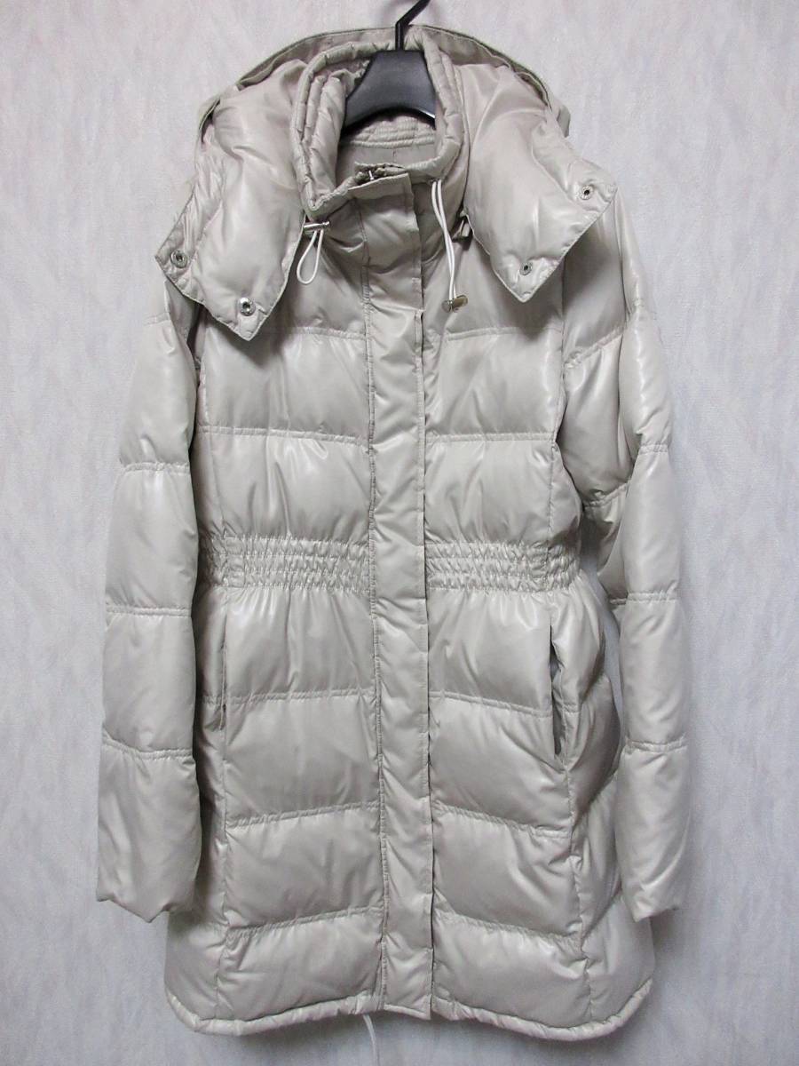 ロートレアモン LAUTREAMONT フード付き ダウンコート ベージュ 2 北2263拍卖