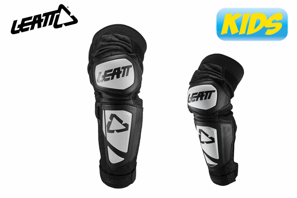 キッズ ニーガード LEATT 19 EXT Jr WH/BK (左右セット) モトクロス 正規輸入品拍卖