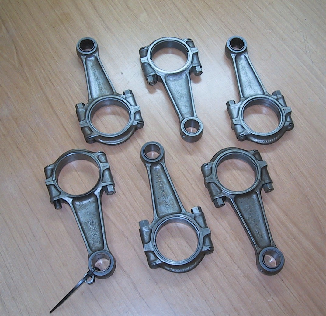 ★当時物・中古品 ナロー 911 1969-71年用 66㎜ストローク・コンロッド、5本(画像の6本の内、1本は歪み有り)セット拍卖