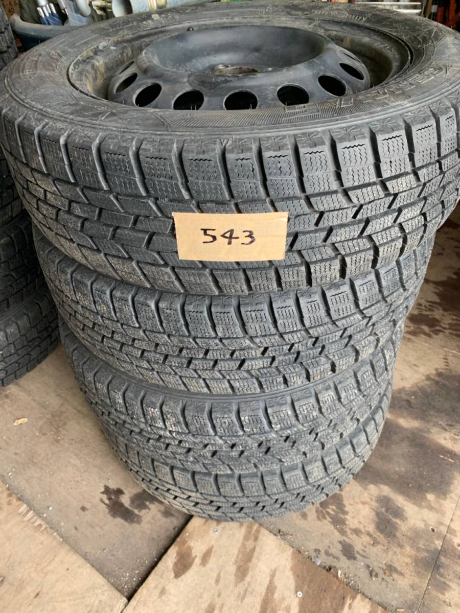 Y543 175/65R15 GOODYEAR グッドイヤー 2019年 PCD100 4H 5J FIELDER フィールダー NZE164 4本セット キャップ付き拍卖