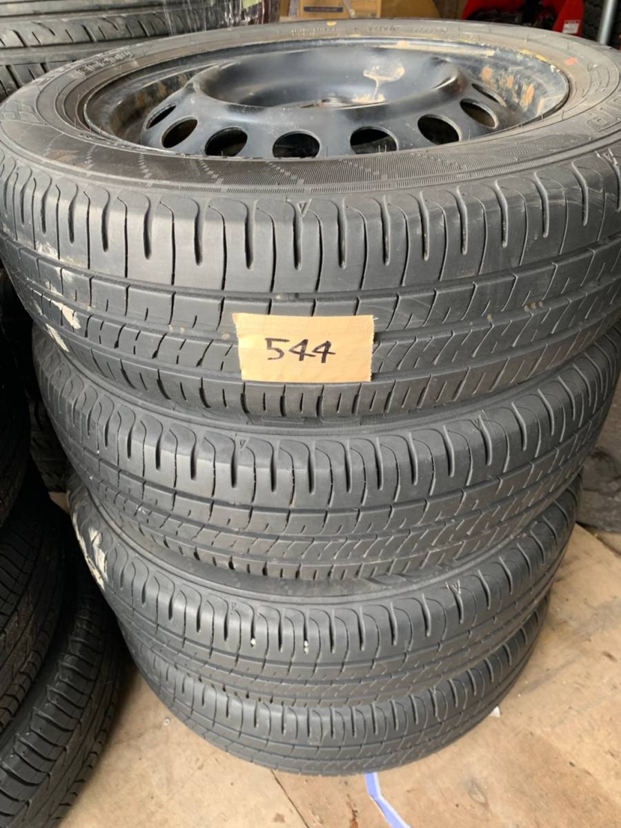 Y544 175/65R15 DUNLOP ダンロップ ENASAVE 2019年 PCD100 4H 5J FIELDER フィールダー NZE164 4本セット拍卖