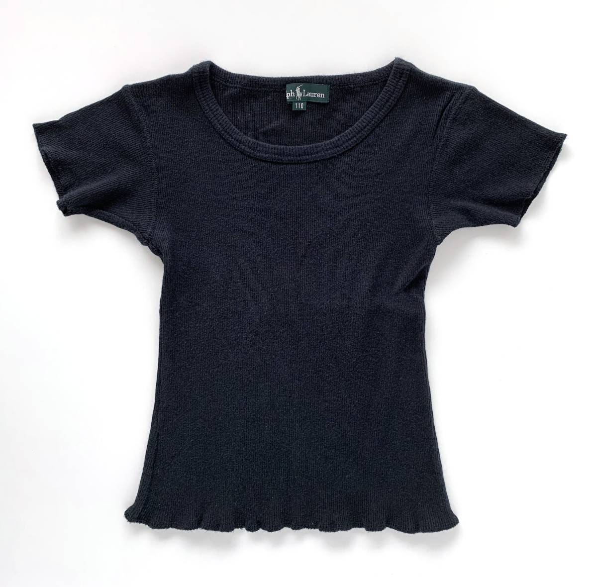 ★送料無料 Ralph Lauren ラルフローレン 半袖 Tシャツ 110cm 女の子用 黒拍卖