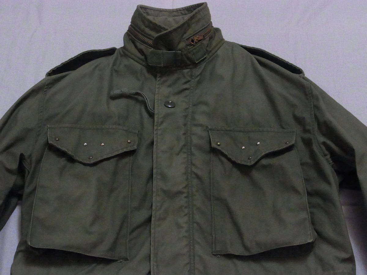 1点物 実物 廃盤 希少 ビンテージ 70s 米軍 US ARMY M65 フィールド ジャケット オリジナル レア ミリタリー ユ ロ 軍物 パーカ ステンシル拍卖