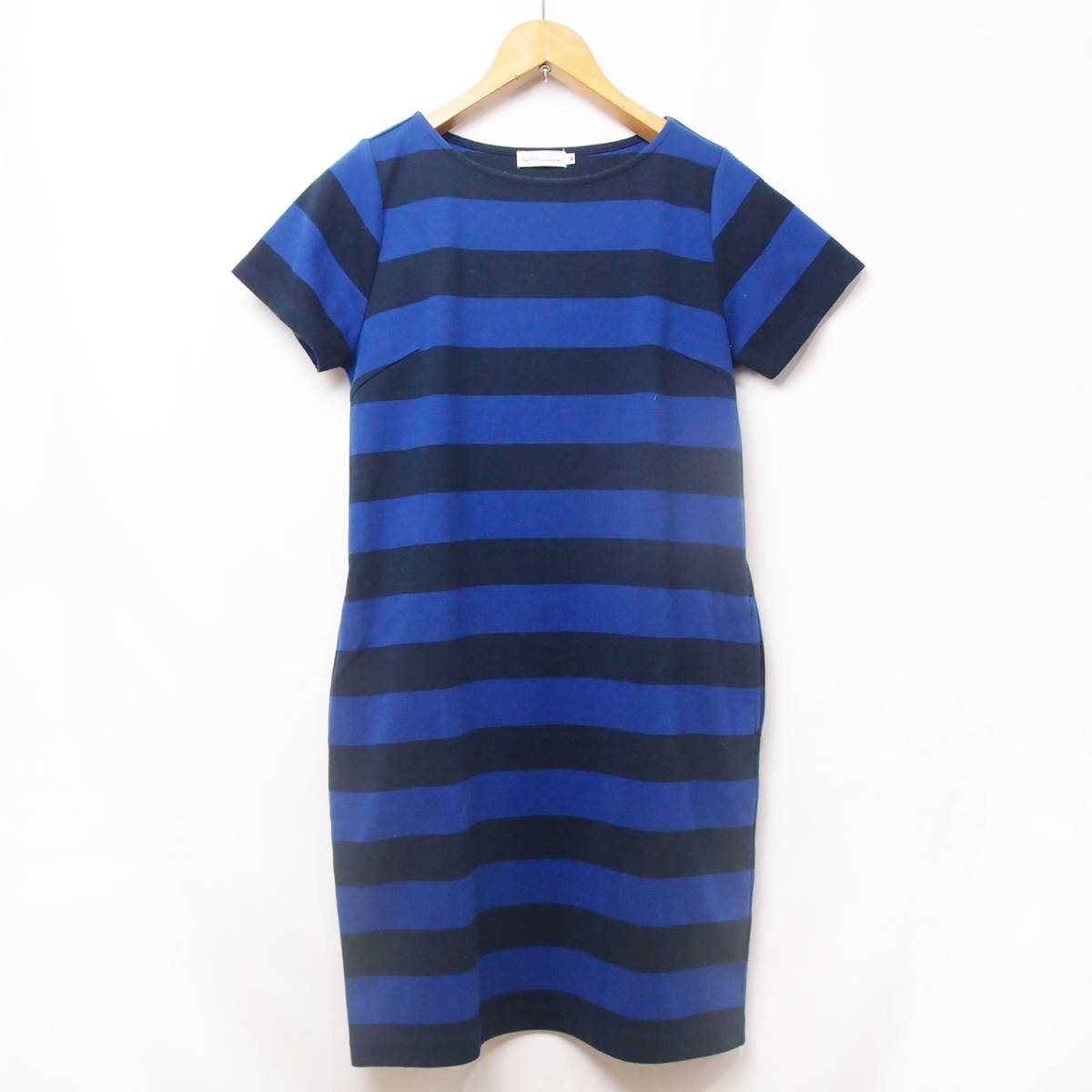 earth music&ecology 半袖 ボーダーワンピース レディース拍卖