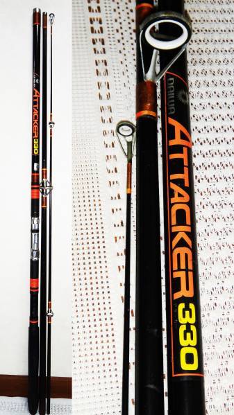 Attacker330 ★鯉/鮭釣に 粘りのグラス! アタッカー 和製骨董 G1拍卖