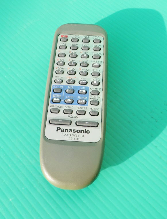 ●送料無料●即発送●354● Panasonic パナソニック オーディオ用 リモコン EUR648108●動作品 保証付拍卖