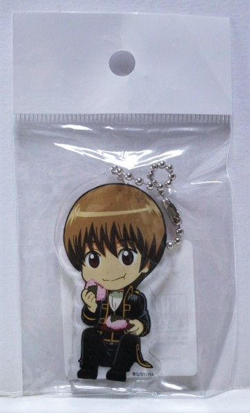 銀魂 京都ブルルン滞在記 京都限定 描き下ろし SD アクリルキーホルダー 沖田総悟 桜餅 太秦映画村 未開封拍卖