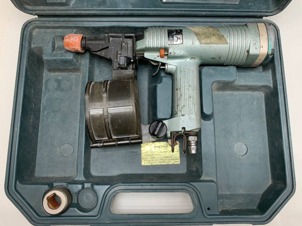 ジャンク 日立工機 コンビットⅡ 65mm コンクリート釘打機 NC65AC★ケース付拍卖