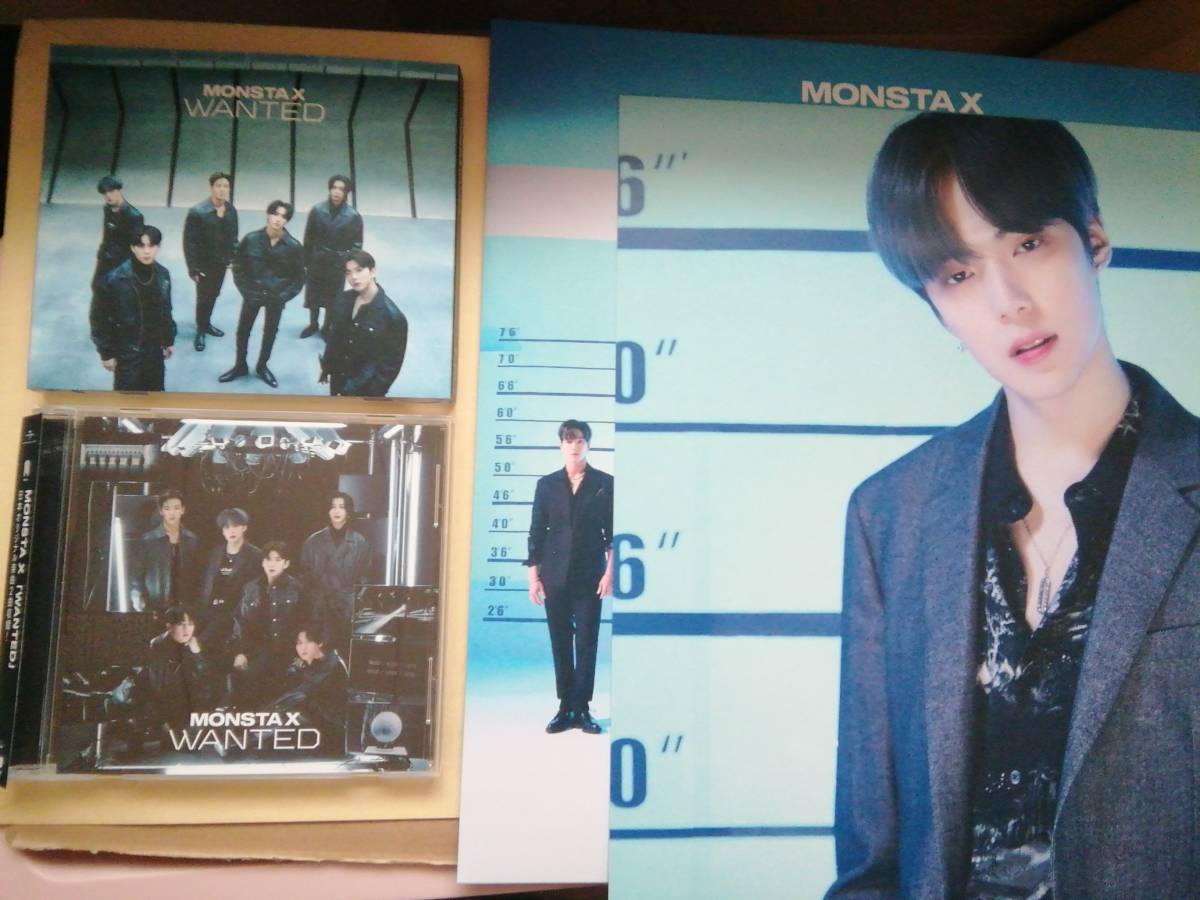 ミニョク モネク JAPAN 9th シングル WANTED 初回AB+通常盤 3枚セット シリアルなし トレカなし MINHYUK MONSTA X 拍卖