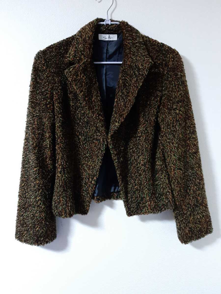 もこもこジャケット ジャンパー カラフル 古着拍卖