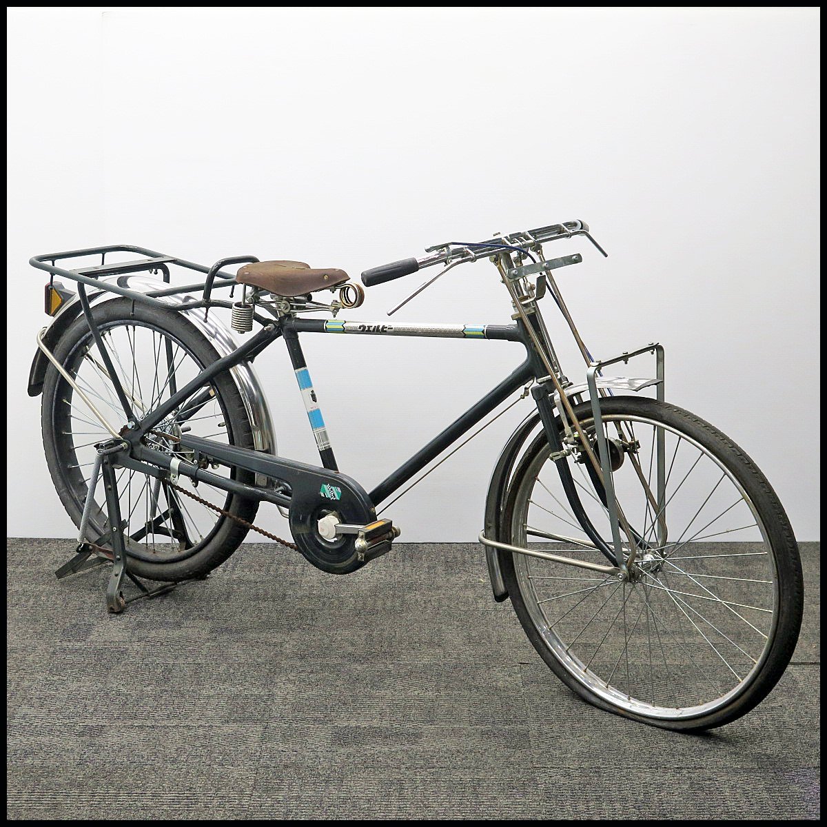 I705) Welby Cycle ウエルビー号 運搬車 自転車/ウェルビー/昭和レトロ/ビンテージ/レトロ自転車/運搬用自転車/△拍卖