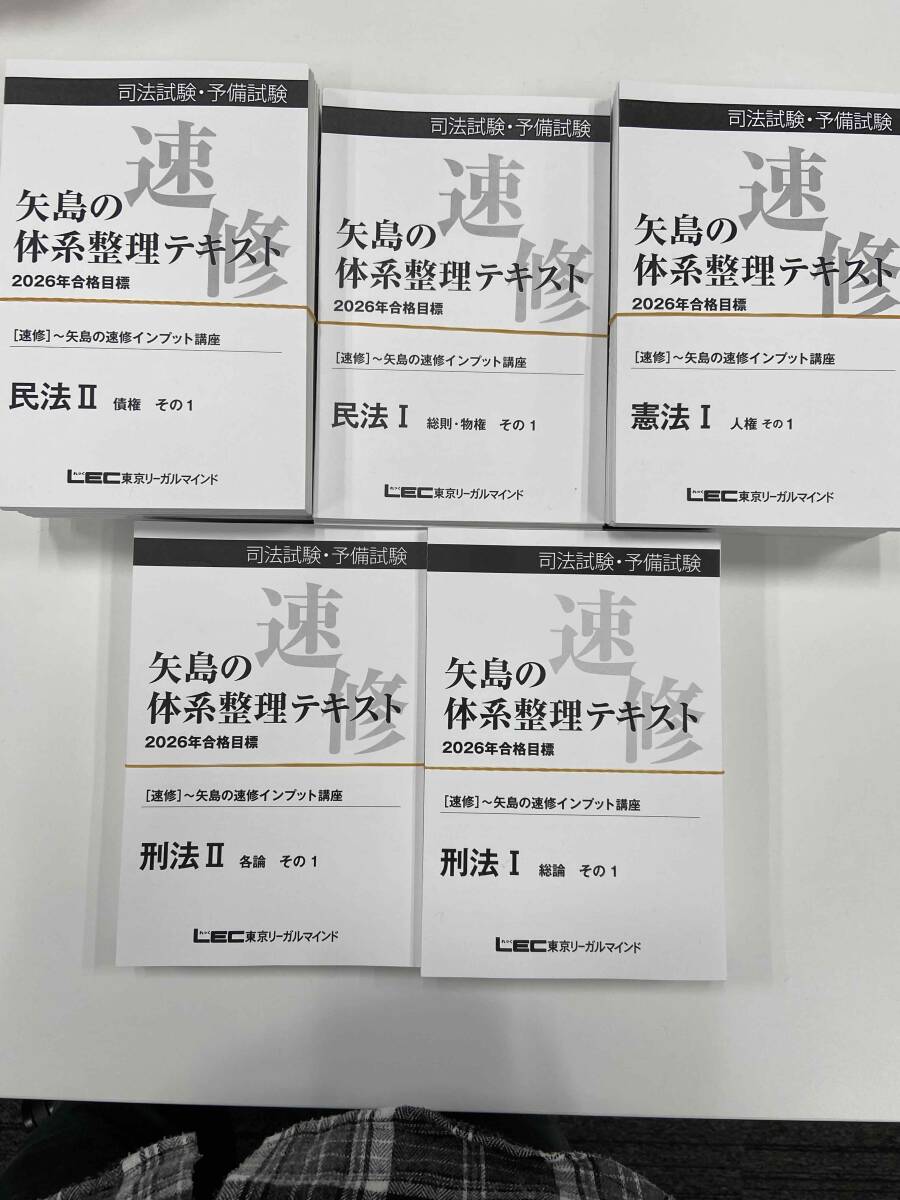 【最新】2026年合格目標:LEC 司法試験・予備試験 矢島の速修インプット講座/憲法・民法・刑法(音声講義&PDF付)拍卖