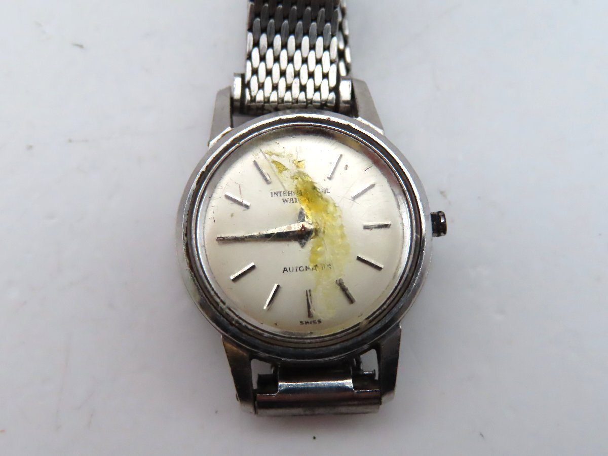 1円 IWC SS シルバー文字盤 腕時計 レディース 不動 AT GRS 36873拍卖