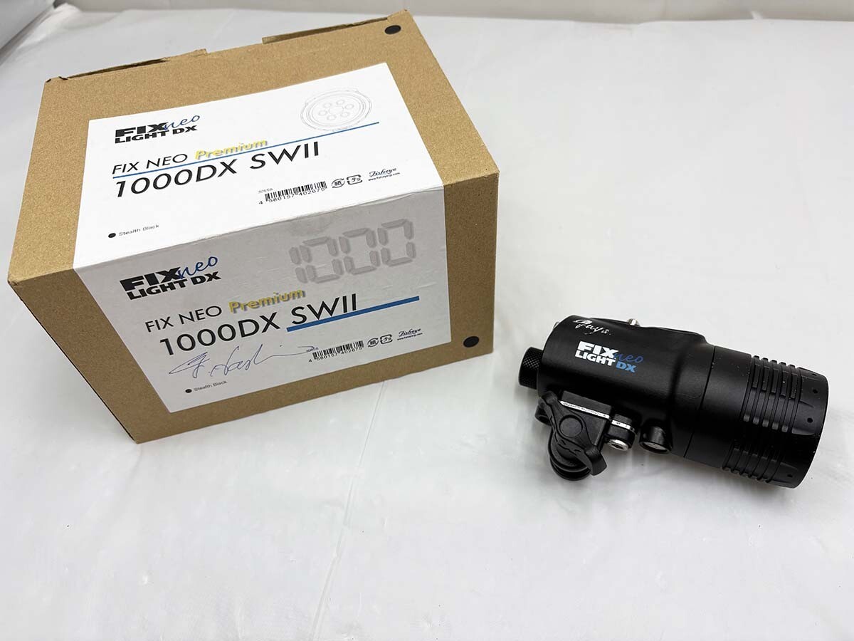 ★通電 点灯確認済み FIX NEO Premium 1000DX SWⅡ 水中ライト ダイビング 4JK23A拍卖