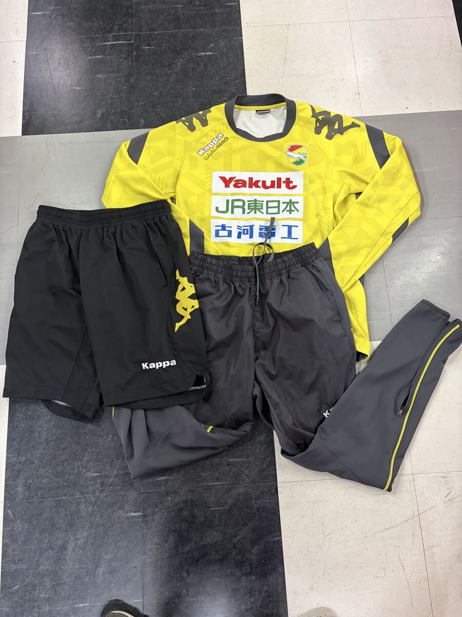 No.070 ジェフユナイテッド千葉 選手支給 ウェア ジャージ パンツ 短パン セット 上下セット kappa カッパ拍卖