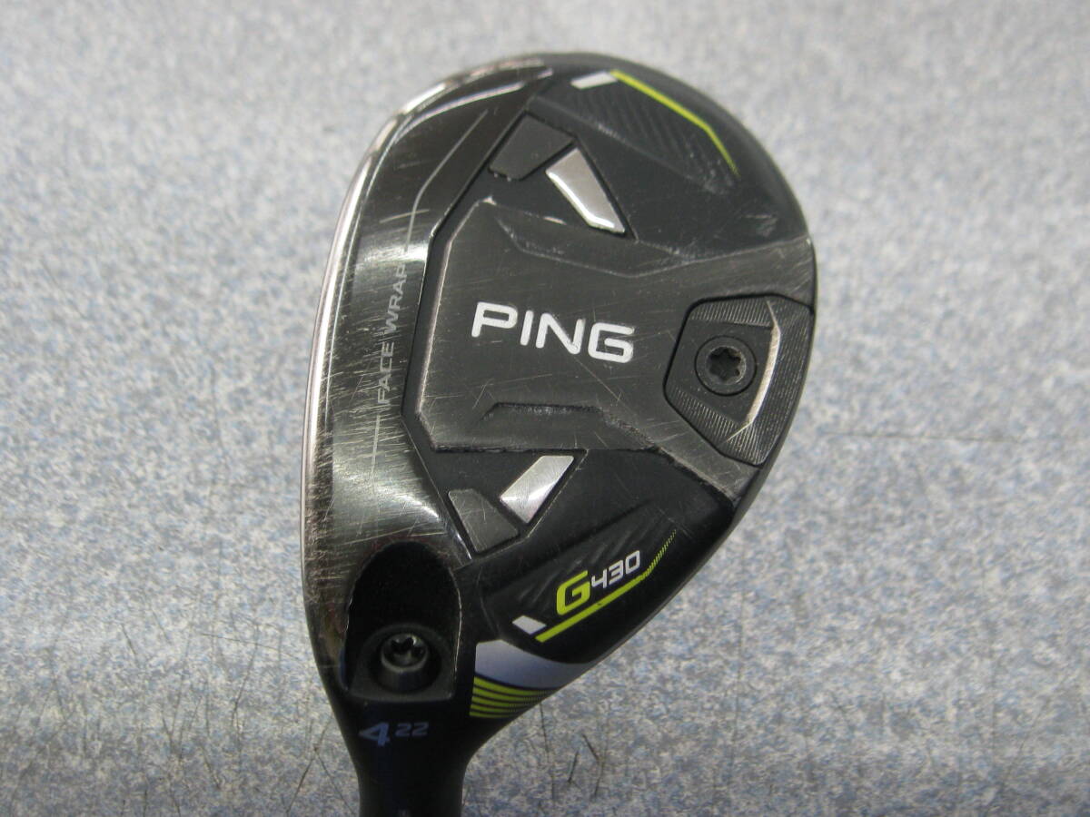 @中古処分 レフティ/左利き ピン/PING 2022年 G430 ユーティリティ 4H ALTA J CB BLACK カーボン(R)拍卖
