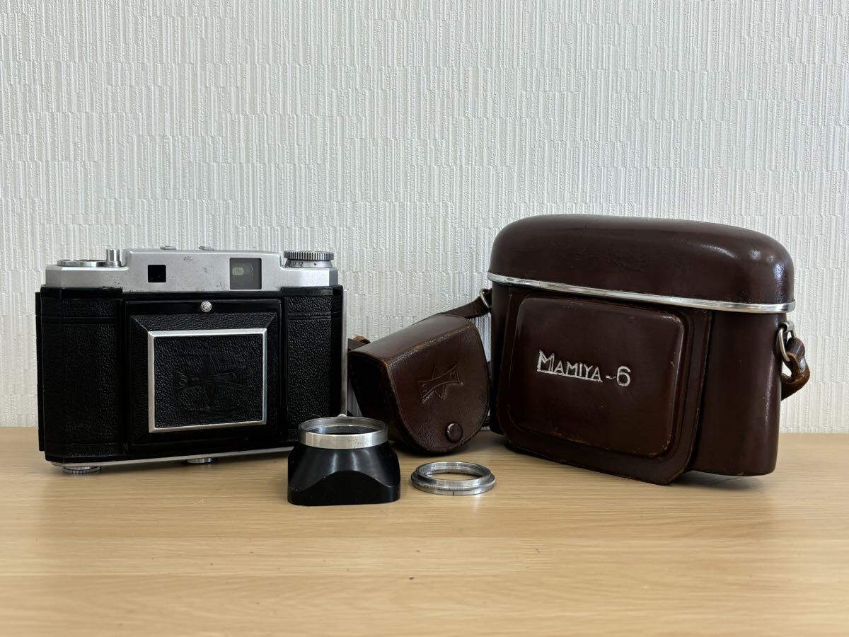 H452 マミヤ MAMIYA-6 フィルムカメラ 蛇腹カメラ レンズ 1:3.5 f=7.5 動作未確認拍卖