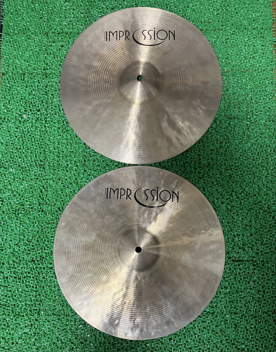 【レア】impression ハイハットシンバル ペア拍卖
