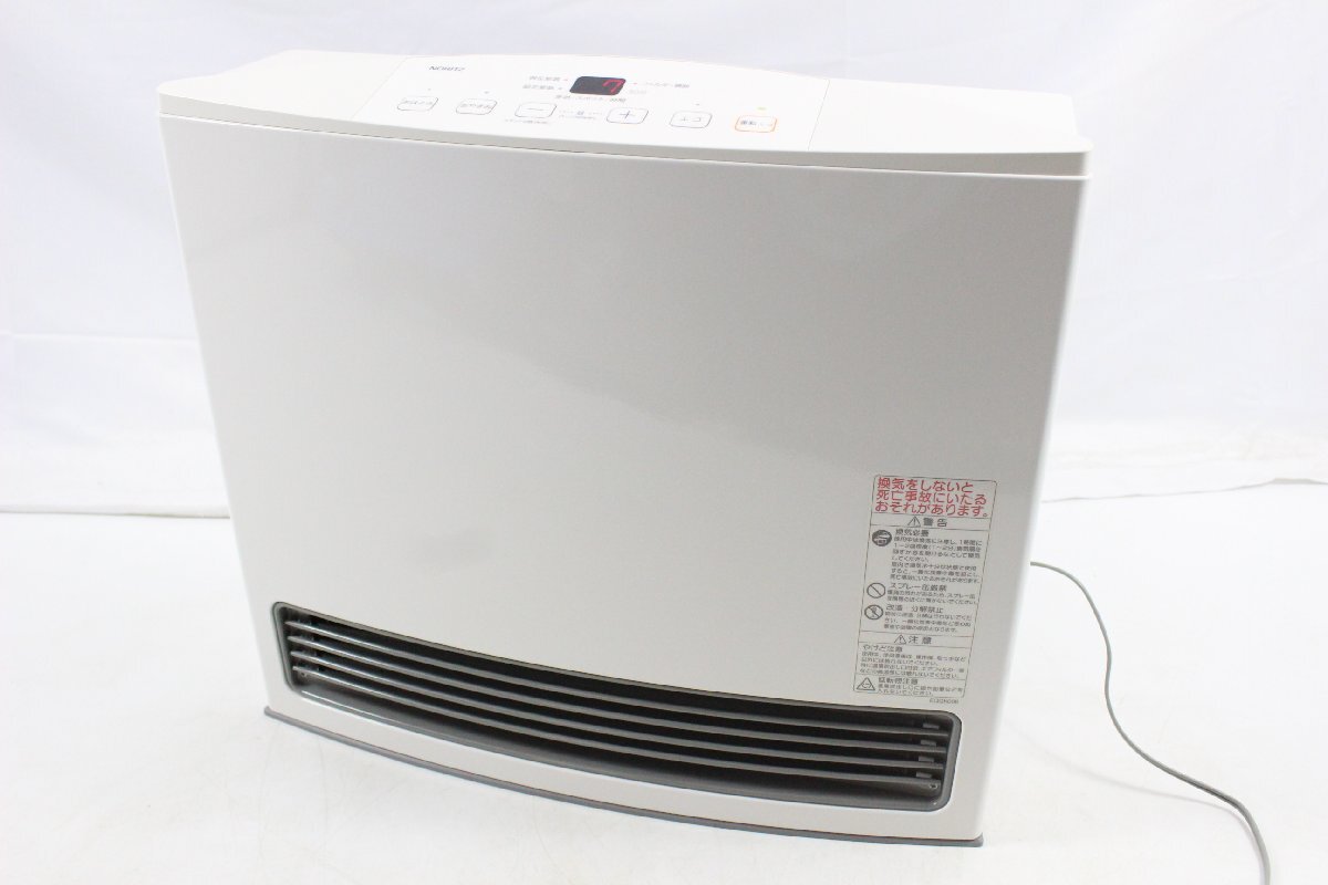 【ト静】★ NORITZ ノーリツ ガスファンヒーター GFH-4005S-W5 都市ガス用 暖房器具 ヒーター 通電のみ確認 中古現状販売 GA000GCG43拍卖