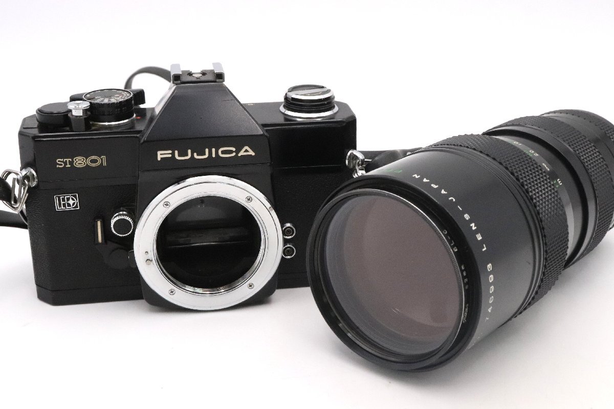 【ト長】FUJICA ST801 フィルムカメラ ボディ / EBC FUJINON-Z 75-150mm F4.5 レンズ 一眼レフ IC683IOS09拍卖