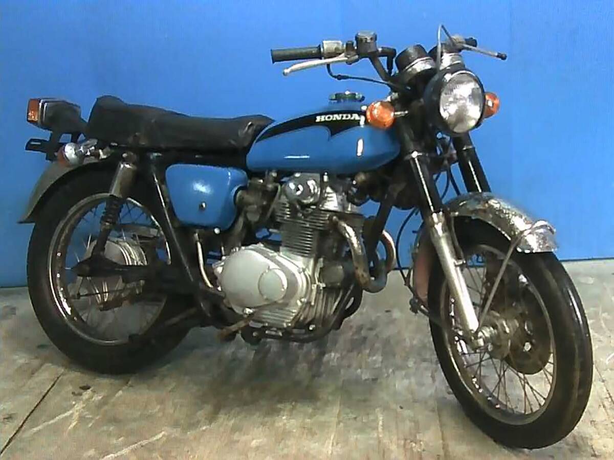 HONDA CL350 書無し 青 格安提供車 半額配送キャンペーン クランキング確認 期間限定価格 現状渡し諸経費¥0- 横浜 P-Yard 045-507-6300拍卖