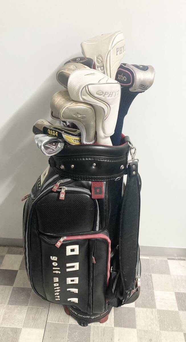 【1円スタート】☆ゴルフ☆ ◆中古品◆ onoff キャディバッグ XXIO PHYZ PING その他 ゴルフクラブ 直接引取のみ 東京都台東区拍卖