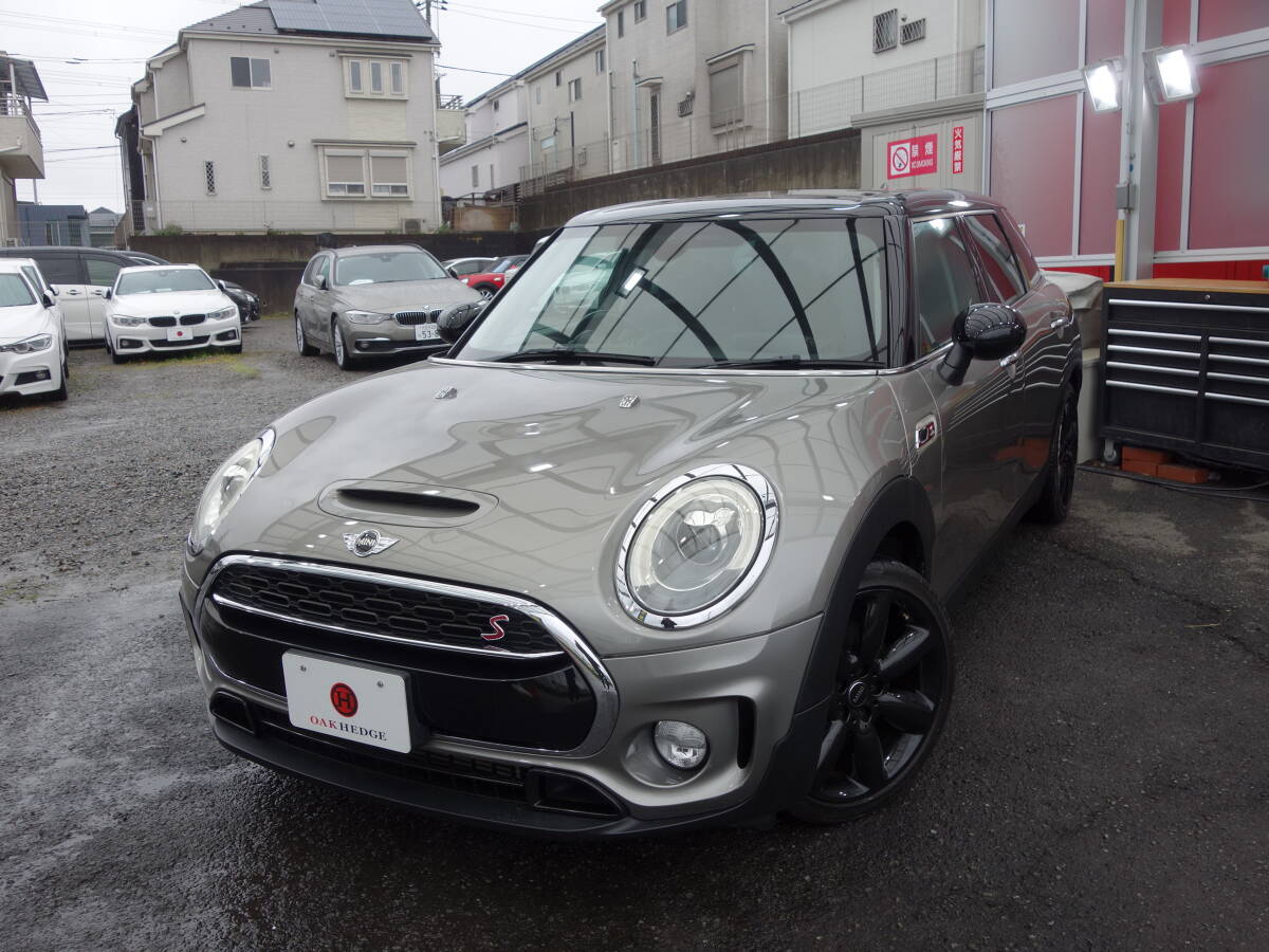 MINI クーパーS クラブマン F54 車検2年付き 茶革PS ターボ バブリング MINIドライビングモード ペッパーPKG Bカメラ Pセンサー フルセグTV拍卖