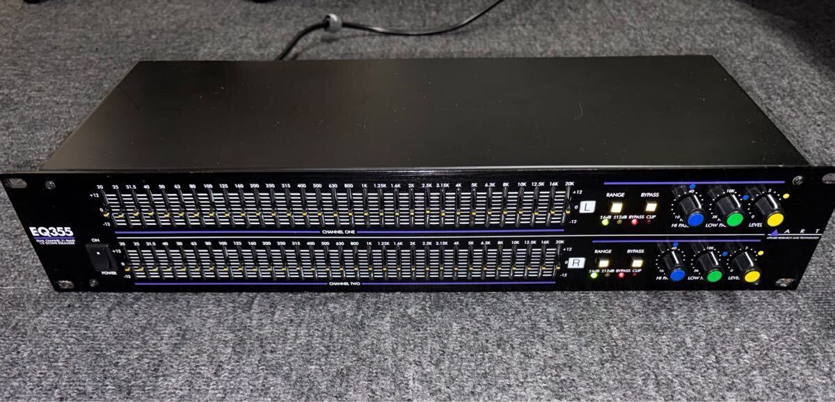 ART グラフィック イコライザー EQ 355アナログ エフェクター 動作品 希少 US ステレオ レア 拍卖