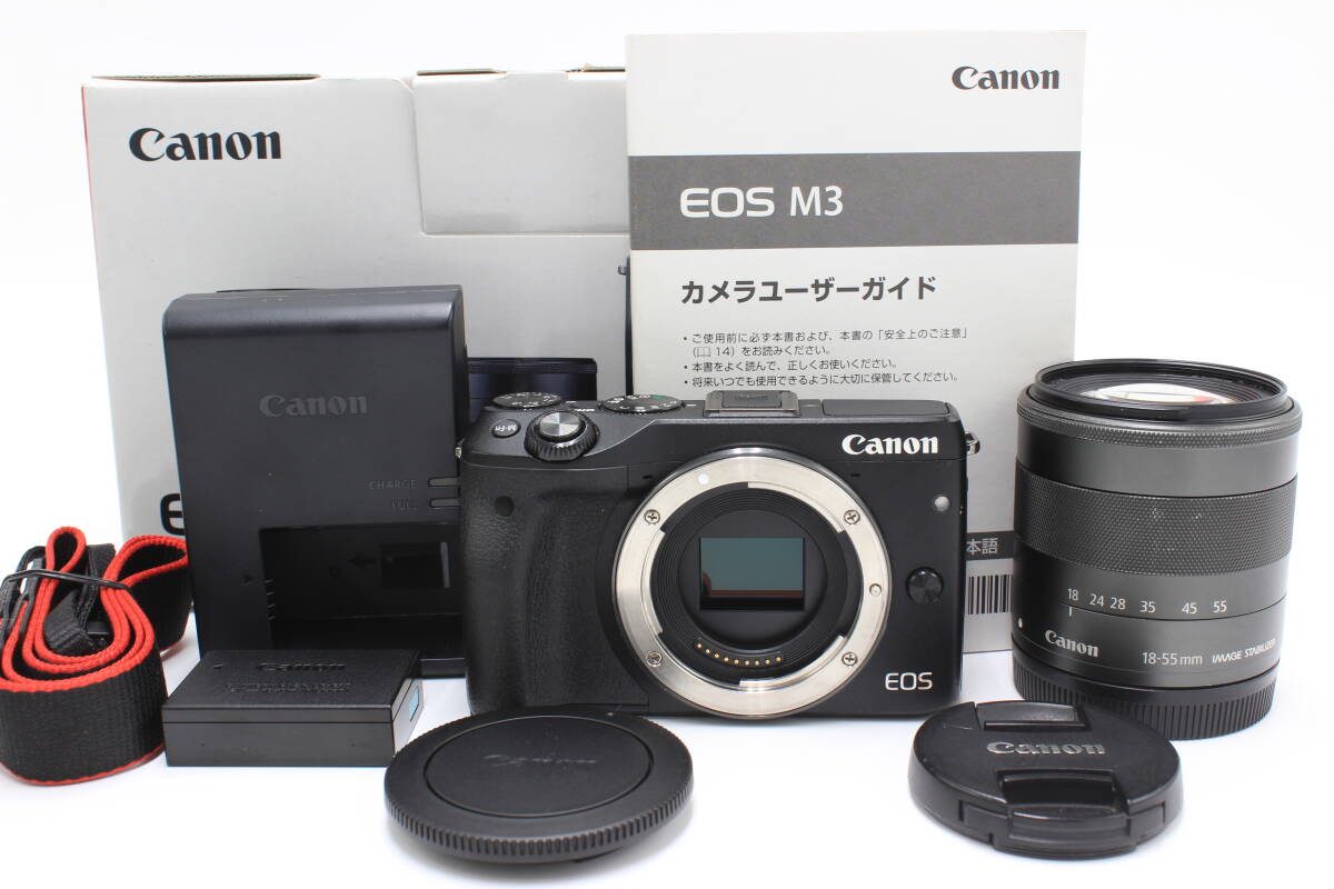 Canon ミラーレス一眼カメラ EOS M3 レンズキット拍卖