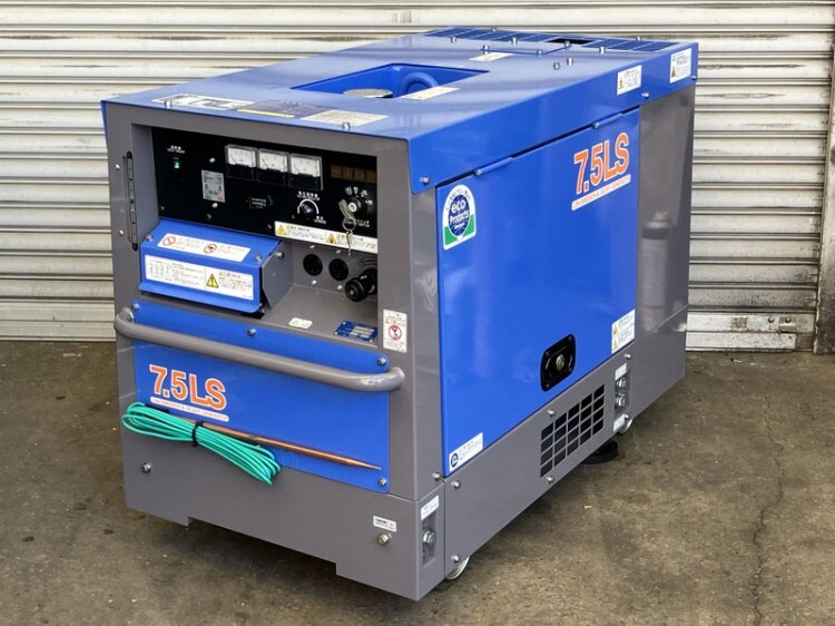 Denyo/デンヨー 7.5kVA ディーゼルエンジン発電機 TLG-7.5LSK 運転2時間台 ●130422拍卖