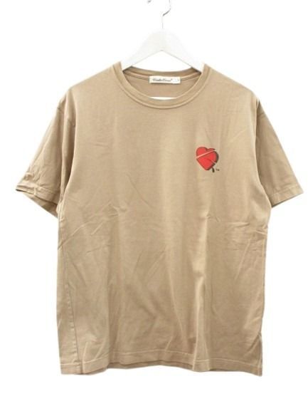 アンダーカバー UNDERCOVER TEE HEARBREAKAHOLIC Tシャツ 1 プリント モカ 半袖 カットソー トップス拍卖