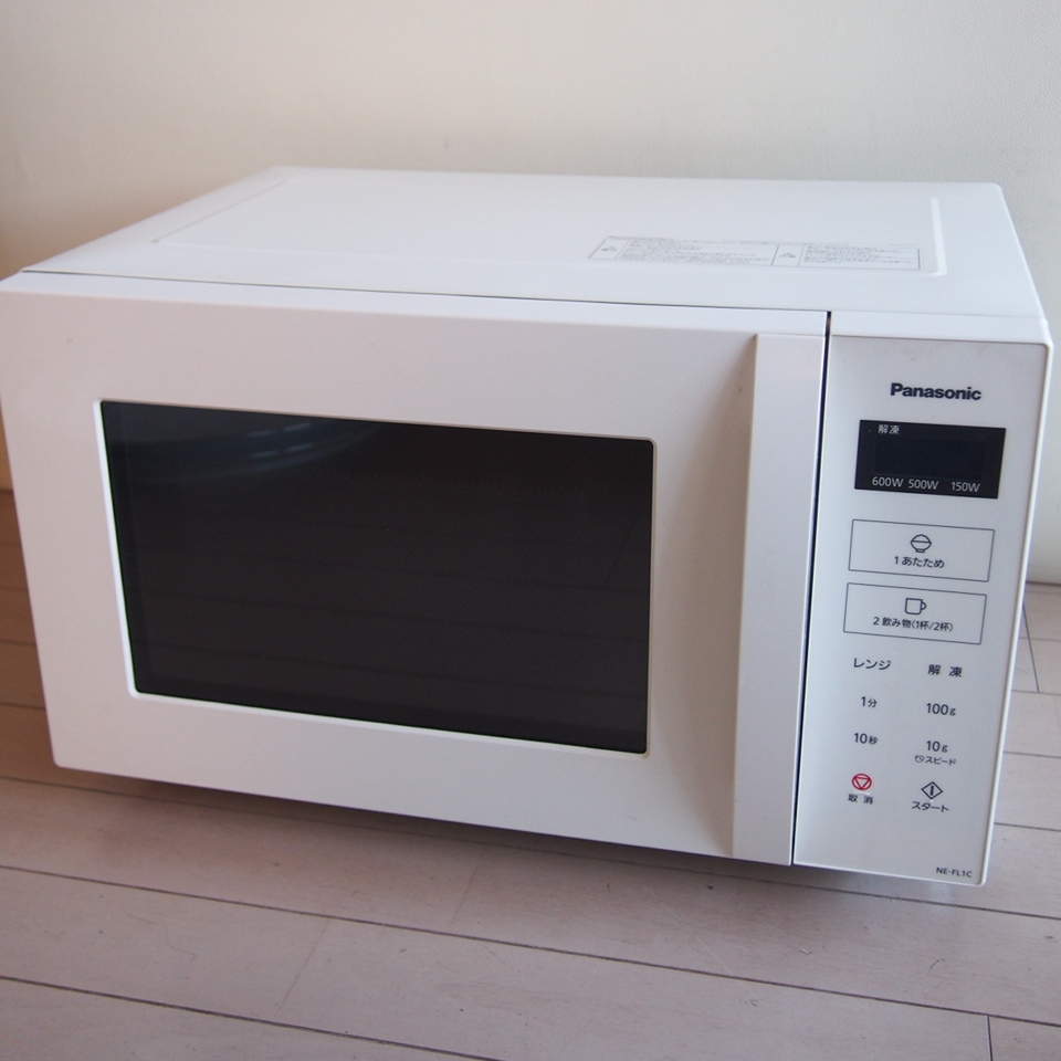 Panasonic パナソニック 電子レンジ NE-FL1C-W フラットテーブル 2024年製 拍卖