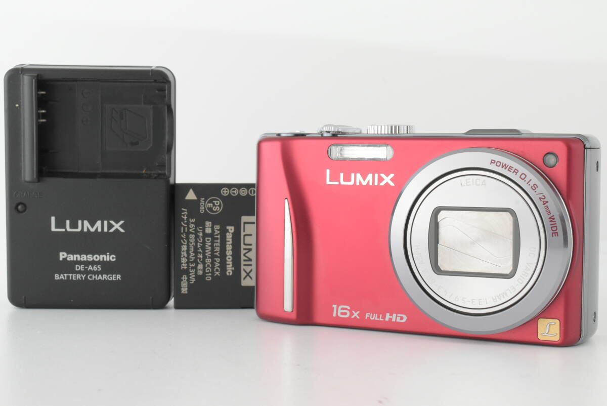 Panasonic パナソニック LUMIX DMC-TZ20 RED デジタル コンパクト カメラ Digital Camera ボディ 赤 EF-TN-JP2247拍卖