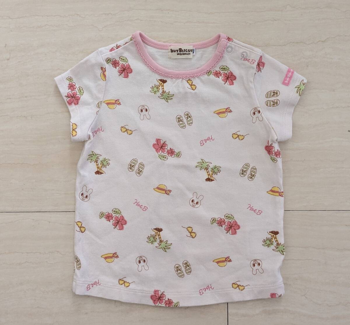 着用少 ホットビスケッツ 半袖Tシャツ サイズ80拍卖