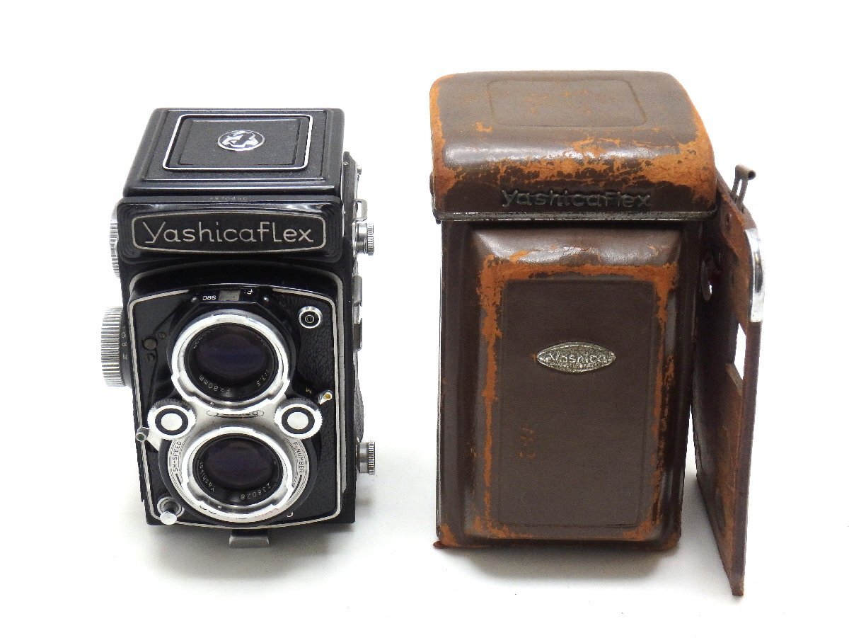 1円スタート★ハローカメラ★1279 Yashica【80mm:3.5】二眼レフ【【要清掃:要修理】動作品ジャンク扱い 即決有り拍卖