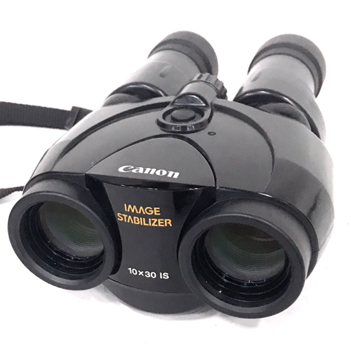 Canon 10x30 IS BINOCULARS 双眼鏡 IMAGE STABILIZAR 付属品あり 光学機器拍卖