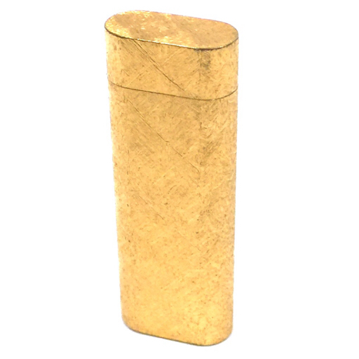 1円 カルティエ オーバル ガスライター ライター ゴールドカラー 喫煙具 喫煙グッズ Cartier B2340拍卖