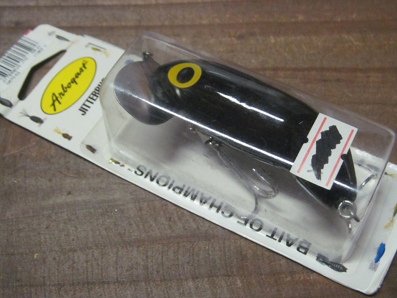 アーボガストジッターバグ ジョイント5/8OZブラック 送料260円 落札即日に取引開始して頂く事が条件1拍卖