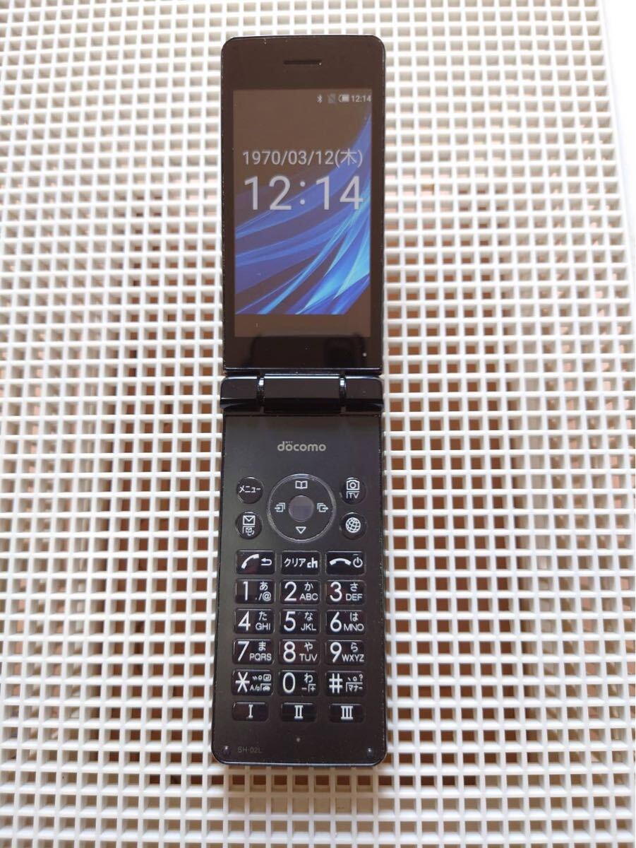 美品キズ無 SH-02L ネイビー SHARP docomo 拍卖