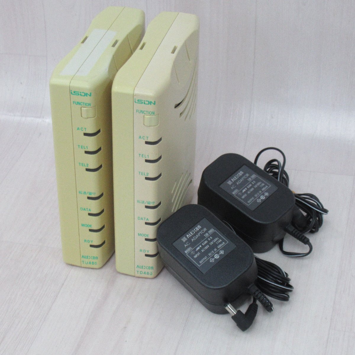 アレクソン ALEXON TD480 (2台セット) ターミナルアダプター 保証有 ZZ2_20283#拍卖