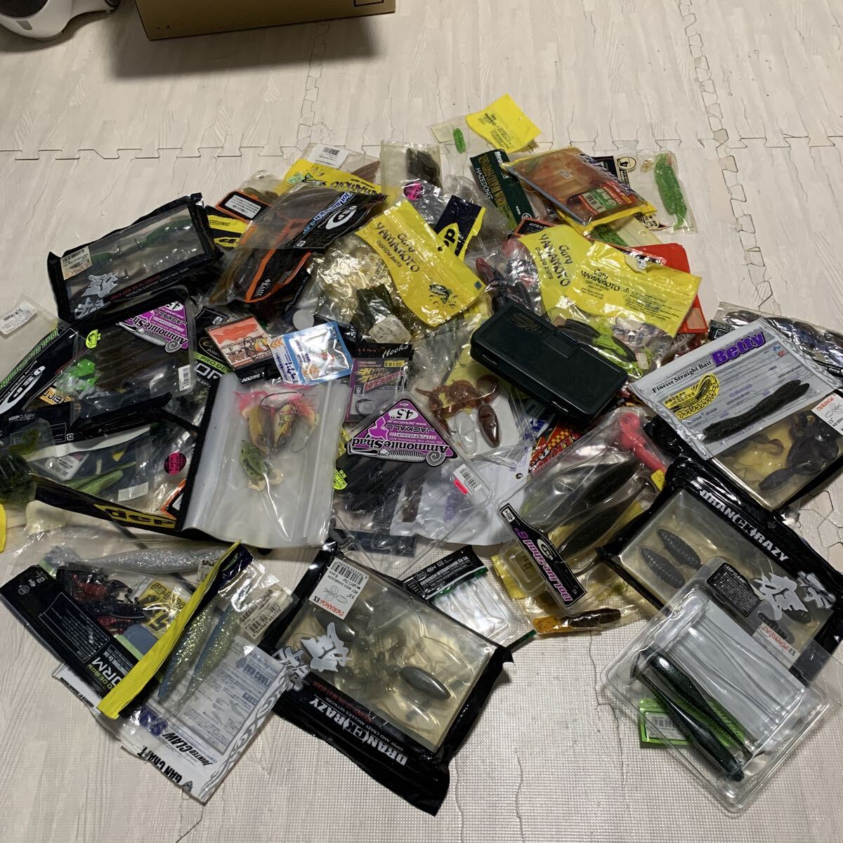 バス釣り ワーム ジャッカル OSP デプス ゲーリー 大量セット 釣り具拍卖