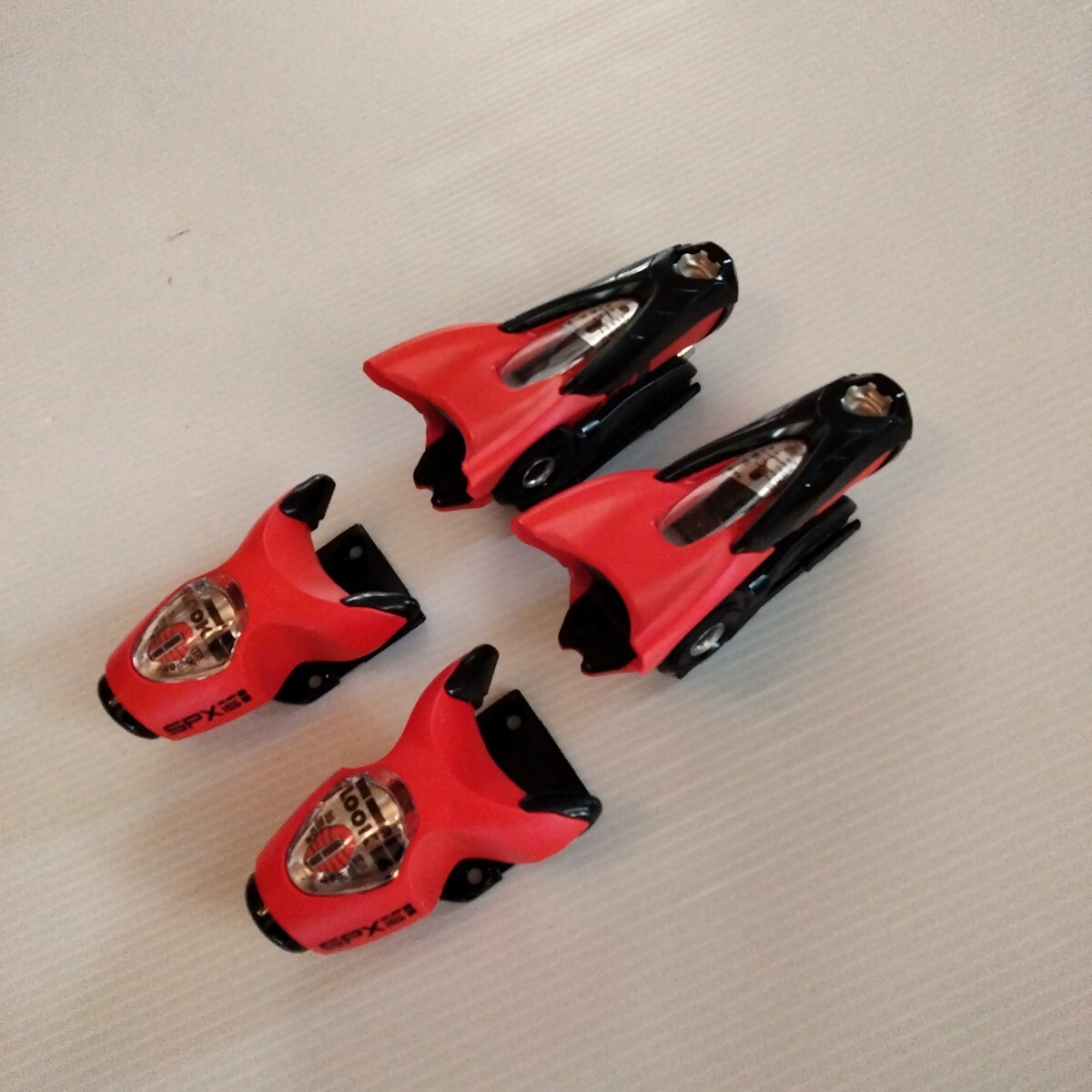 ヒール+トゥのみ 26/27 競技用 新品 LOOK SPX 15 ROCKERACE HOT RED 訳あり拍卖