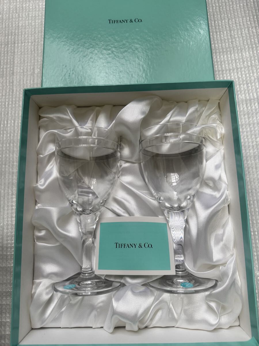 ティファニー ワイングラス ペアグラス 未使用 アトラス シリーズ TIFFANY&Co グラス拍卖