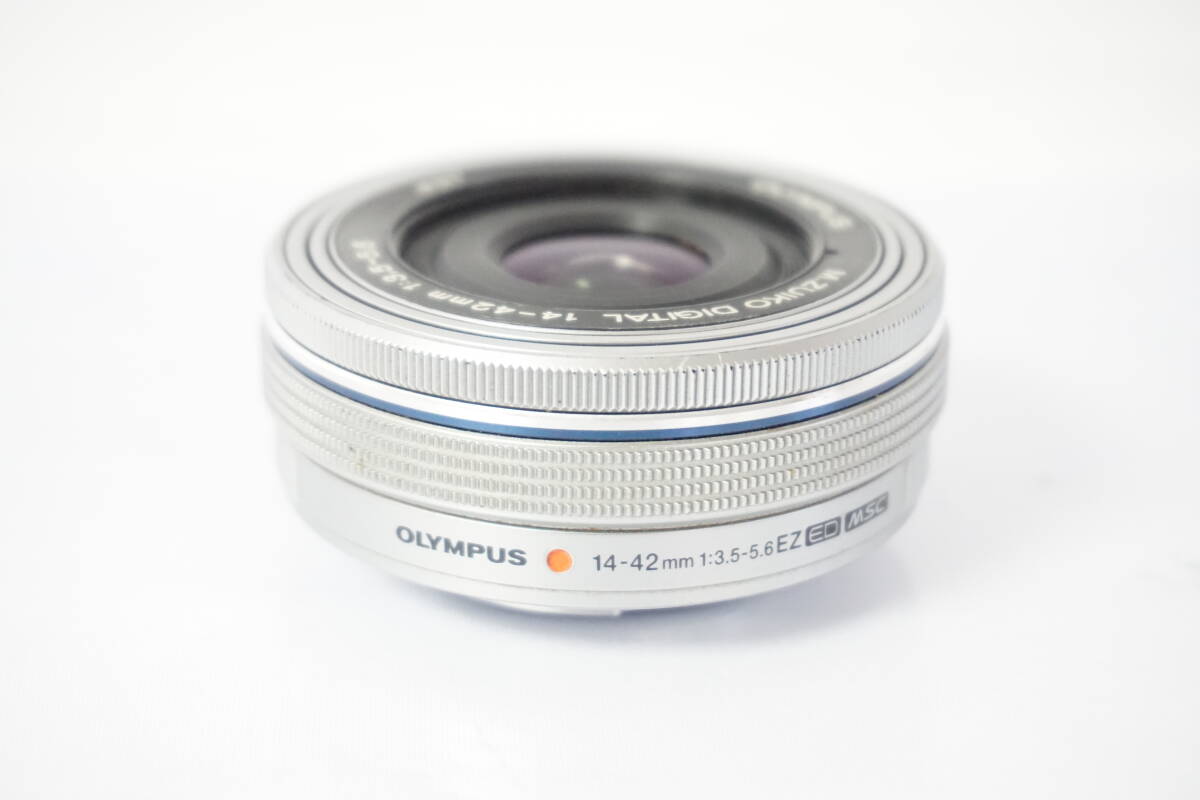 送料0円!インボイス登録済み OLYMPUS 電動式パンケーキズームレンズ M.ZUIKO DIGITAL ED 14-42mm F3.5-5.6 E(FM4949)拍卖